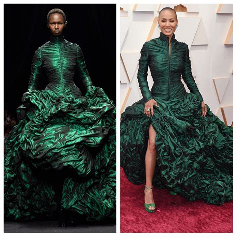 2022 oscars red carpet dresses.